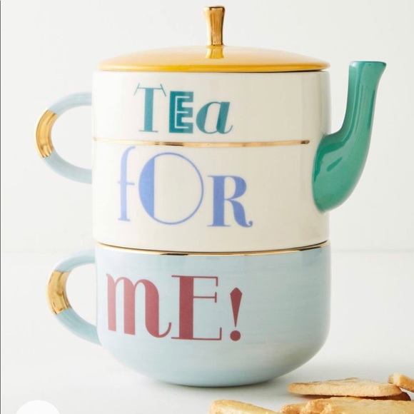 New ANTHROPOLOGIE teapot set